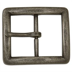Antique Nickel Center Bar Buckle